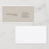 トレンディープロフェッショナルモダンカエレガントラーシンプル 名刺 (正面/裏面)