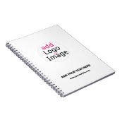 トレンディープロフェッショナルモダンカスタムブランドホワイト ノートブック (右側)