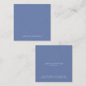 トレンディープロフェッショナルモダンパールフィニッシュラグジュアリー スクエア名刺 (正面/裏面)