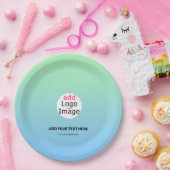 トレンディープロフェッショナル事業カスタム勾配 ペーパープレート (パーティー)