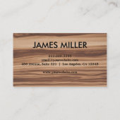 トレンディープロフェッショナル木工大工建築 名刺 (裏面)