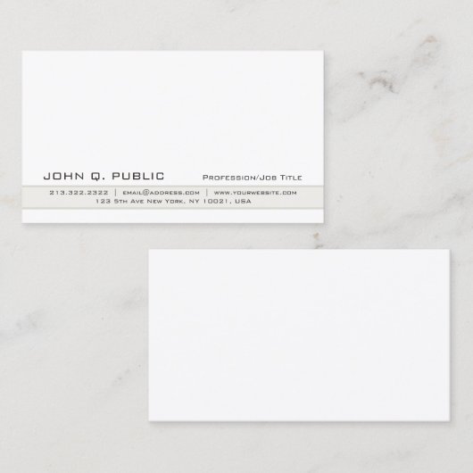 トレンディープロフェッショナル洗練されたヴィンテージカラー 名刺 (正面/裏面)