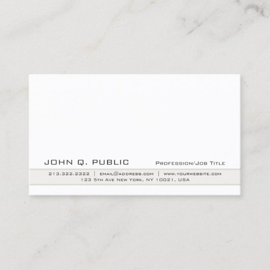 トレンディープロフェッショナル洗練されたヴィンテージカラー 名刺 (正面)