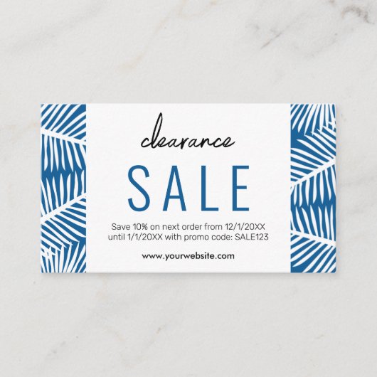 トレンディープロフェッショナル販売促進カード エンクロージャーカード (正面)