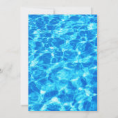 トレンディープールグラードパーティー高校卒業 招待状 (裏面)