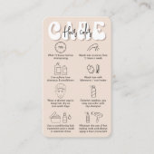 トレンディーヘアカラーアフターケアレトロベージュサロン 名刺 (正面)