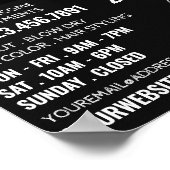 トレンディーヘアカラー、美容師、ヘアサロン広告 ポスター (角)