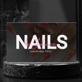 トレンディーヘア、ラッシュ、爪、 ネイルテックQRコード 名刺