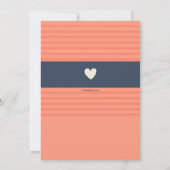 トレンディーベビーシャワー招待状 招待状 (裏面)