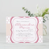 トレンディーベビー献納《キリスト教》洗礼式や命名式招待状 招待状 (スタンド正面)