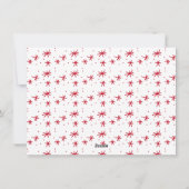 トレンディーベビー第1回クリスマスフォト赤面 シーズンカード (裏面)