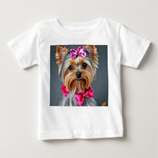 「トレンディーベビーTシャツ – 究極の心地よい ベビーTシャツ (正面)