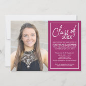 トレンディーベリーポルカ卒業パーティー発表 招待状 (正面)