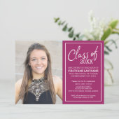 トレンディーベリーポルカ卒業パーティー発表 招待状 (スタンド正面)