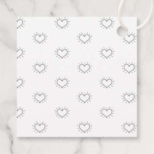 トレンディーベーキングスピリッツ明るいクッキー交換ラベル フェイバータグ (裏面)