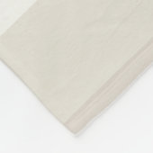 トレンディーベージュブラウンストライプの装飾エレガント品 フリースブランケット (角)