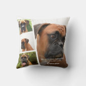 トレンディーペットの写真コラージュ愛の記憶 クッション (裏面)