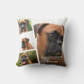 トレンディーペットの写真コラージュ愛の記憶 クッション (正面)