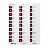 トレンディーペットグルーミングアドレスのステッカーラベル ラベル (フルシート)