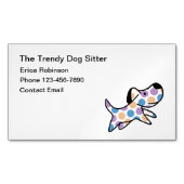 トレンディーペットシッターの名刺マグネット マグネット名刺 (正面)