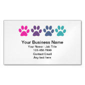 トレンディーペットテーマ磁気名刺 マグネット名刺 (正面)