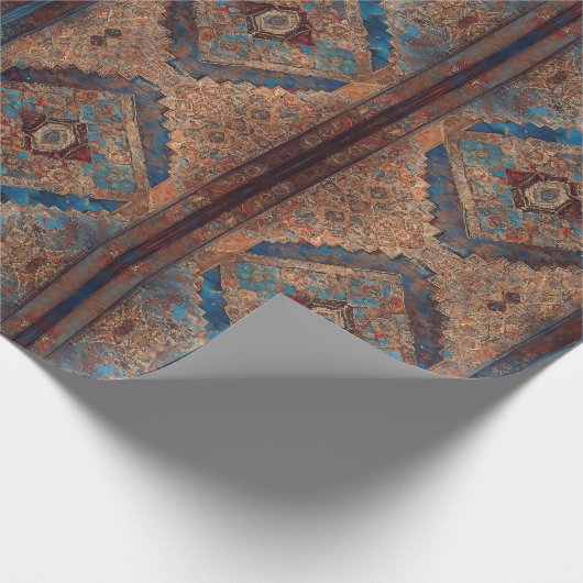 トレンディーペルシアの美しい古いパターンコレクション ラッピングペーパー (角)