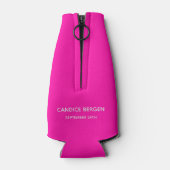 トレンディーホットピンク50&FABUOUS 50誕生日 ボトルクーラー (裏面)