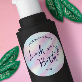 トレンディーホログラフィッガーリークバス洗浄ラベル ラウンドシール