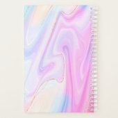 トレンディーホログラフィックウォーター色ウィークリーパーソナル プランナー手帳 (裏面)