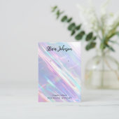 トレンディーホログラフィックジュエリーイヤリングディスプレイ 名刺 (スタンド正面)