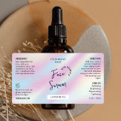 トレンディーホログラフィック血清2 OZスポイトボトルラベル ラベル