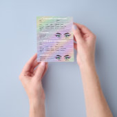 トレンディーホログラムLash Clientレコードマップ チラシ (手)