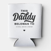 トレンディーホワイトこのパパは父の日に属している 缶クーラー (正面)