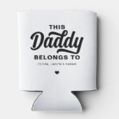 トレンディーホワイトこのパパは父の日に属している 缶クーラー (裏面)