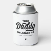 トレンディーホワイトこのパパは父の日に属している 缶クーラー (缶裏面)