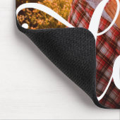 トレンディーホワイトオーバーレイ|写真に対する愛 マウスパッド (コーナー)