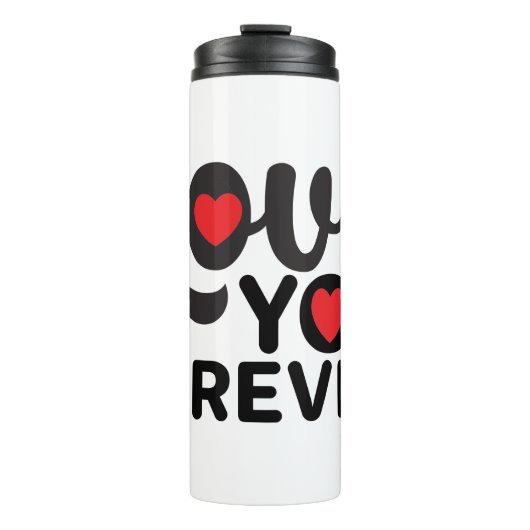 トレンディーホワイトバレンタインデー酒のためのタンブラー タンブラー (正面)