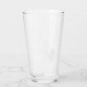 トレンディーホワイトユニコーン&スターズ タンブラーグラス (裏面)