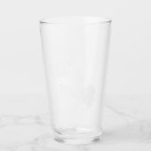 トレンディーホワイトユニコーン&スターズ タンブラーグラス (正面)