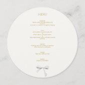 トレンディーホワイトリボン結婚円 メニュー (正面)