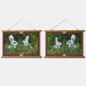 トレンディーホームデコール/オフィス動物うさぎ 吊り下げ型タペストリー (ダブル)