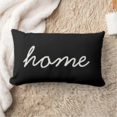 トレンディーホーム引用文白黒カスタマイズ装飾 ランバークッション (ブランケット)