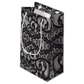 トレンディーボヘミアンガーリーパリジャンブラックレース スモールペーパーバッグ (裏面アングル)