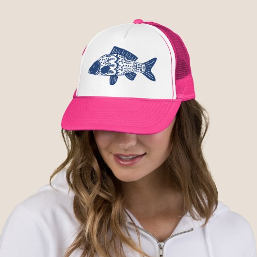 トレンディーボヘミアンフローラ魚 キャップ (インサイチュ)