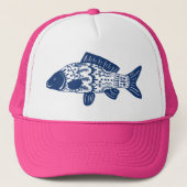 トレンディーボヘミアンフローラ魚 キャップ (正面)