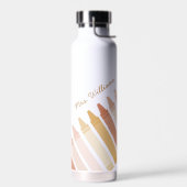 トレンディーボホカラーズクレヨン先生名 ウォーターボトル (左面)