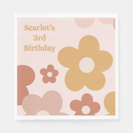 トレンディーボホデイジー スタンダードランチョンナプキン