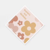 トレンディーボホデイジー スタンダードランチョンナプキン (角)