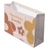 トレンディーボホデイジー ラージペーパーバッグ (正面アングル)