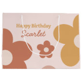 トレンディーボホデイジー ラージペーパーバッグ (裏面)